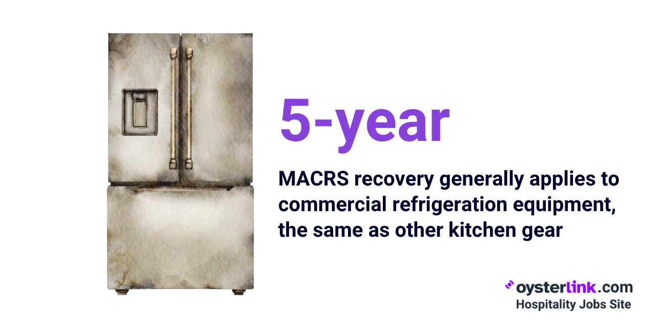 five year macrs recovery